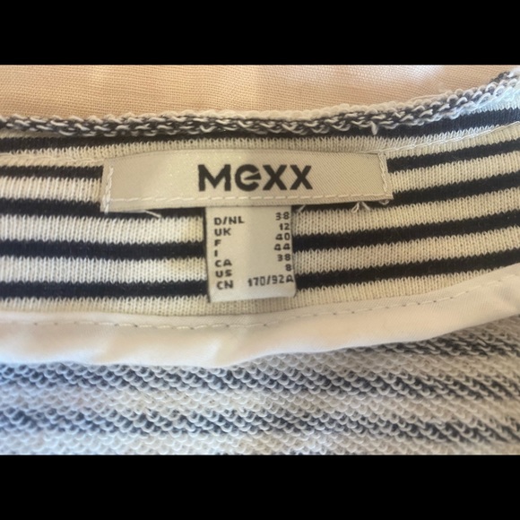 Navy & White striped knit jacket - Picture 3 of 3